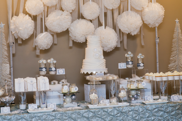 Winter Wonderland Wedding Dessert Table » mondeliceblog.com